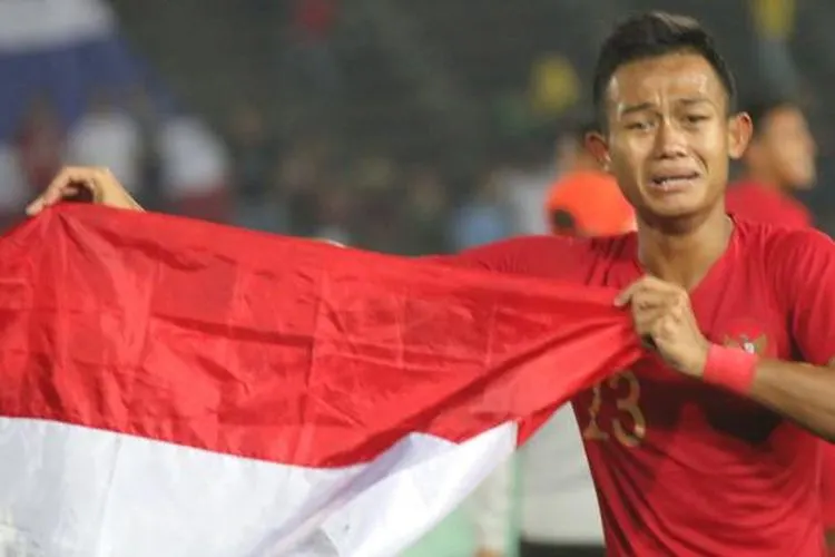 Gelandang Timnas U-22 di SEA Games 2019, Sani Rizki Fauzi  (Bola.com/Zulfirdaus Harahap)
