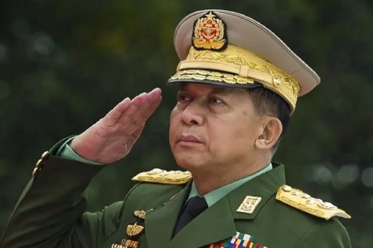 Panglima militer Myanmar Jenderal Min Aung Hlaing. (AFP)