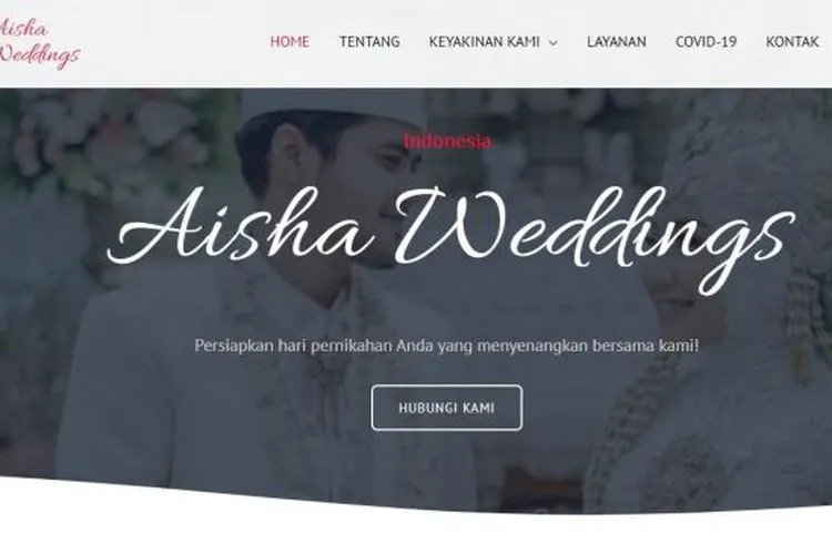 Wedding organizer Aisha Weddings atau WO Aisha Weddings sediakan paket poligami sampai nikah siri.