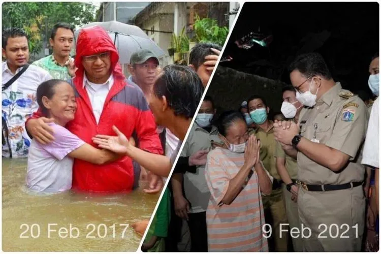 Anies Baswedan Pamer Cipinang Melayu Kini Bebas Banjir (@aniesbaswedan)