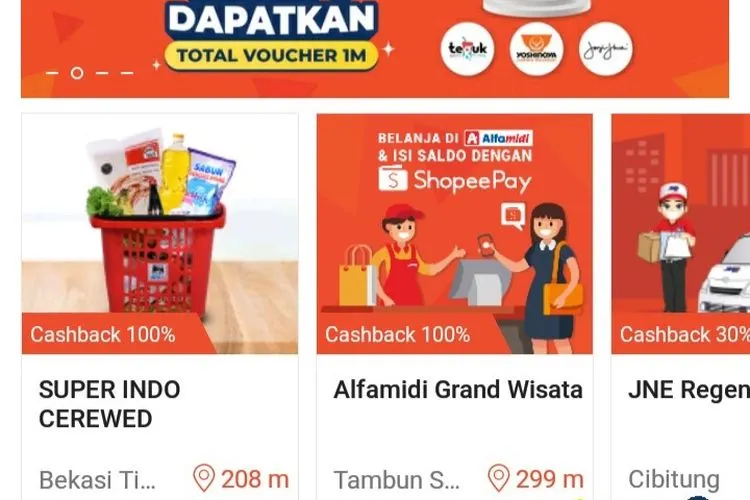 Tangkapan layar aplikasi belanja online Shopee / dok. Firda