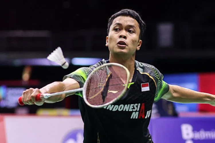Tunggal putra Indonesia Anthony Sinisuka Ginting. Indonesia menargetkan meraih dua gela juara di ajang BWF World Tour Final 2020/badmintonindonesia.org
