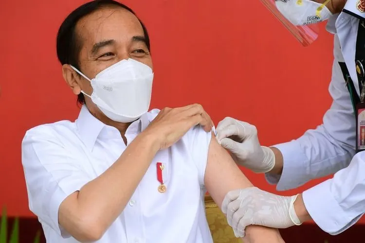 JADWAL VAKSINASI COVID-19: Hari Ini Presiden Jokowi Disuntik Vaksin Sinovac Kedua/setkab.go.id