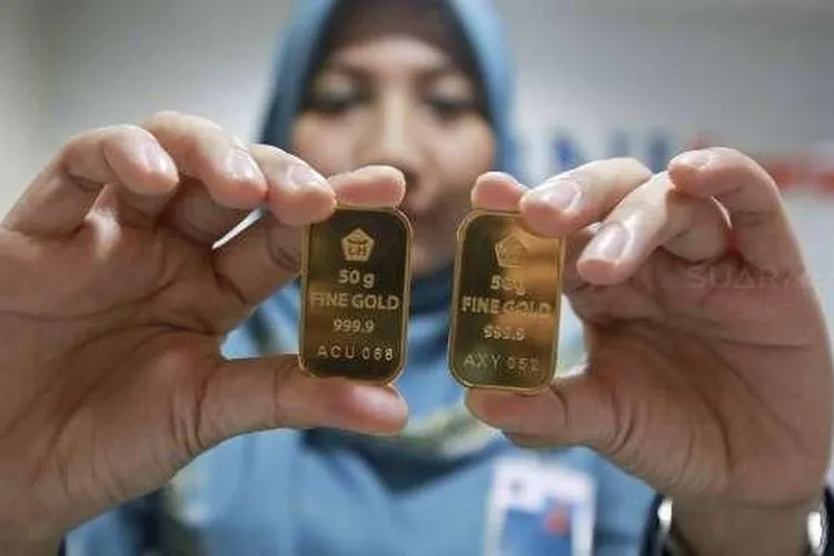 ilustrasi harga emas antam (dok)