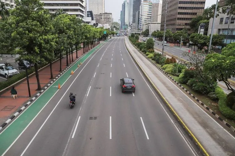 Kwasan Thamrin-Sudirman akan ditutup jelang tahun baru 2021/ Suara.com
