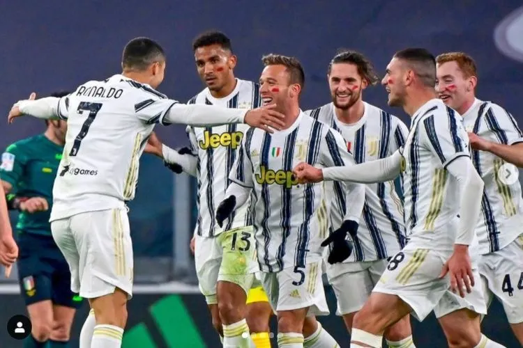 Dua gol cepat yang ditembakkan Cristiano Ronaldo membuat timnya unggul atas Cagliari pada lanjutan Liga Italia Serie A di Stadion Juventus, Minggu (22/11/2020) dini hari WIB/ instagram