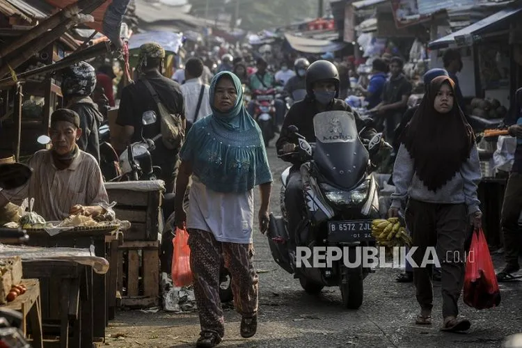 ilustrasi pasar tradisional/ Republika