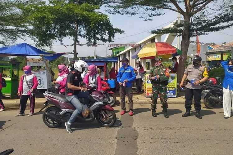 Operasi Yustisi yang dilakukan di Kabupaten Bogor/ (Dokumentasi Kapolsek Kemang)