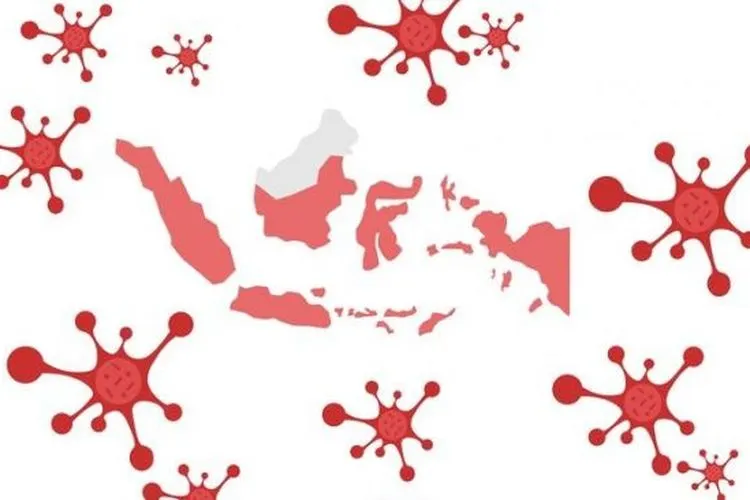 [[ILUSTRASI] 70 kabupaten/kota zona merah Covid-19 per 6 September 2020. (dok)