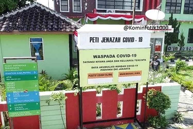 Replika peti jenazah Covid-19 yang ada di Kepulauan Seribu. (sumber: pulauseribu.jakarta.go.id)