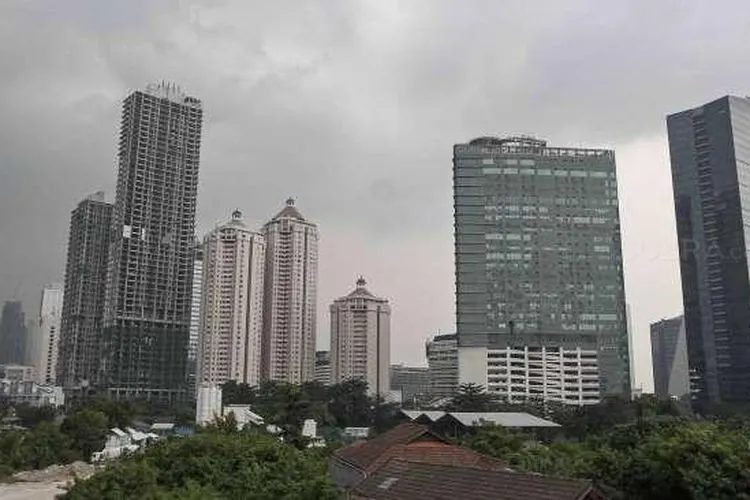 ilustrasi bangunan perkantoran di DKI Jakarta/ Suara.com