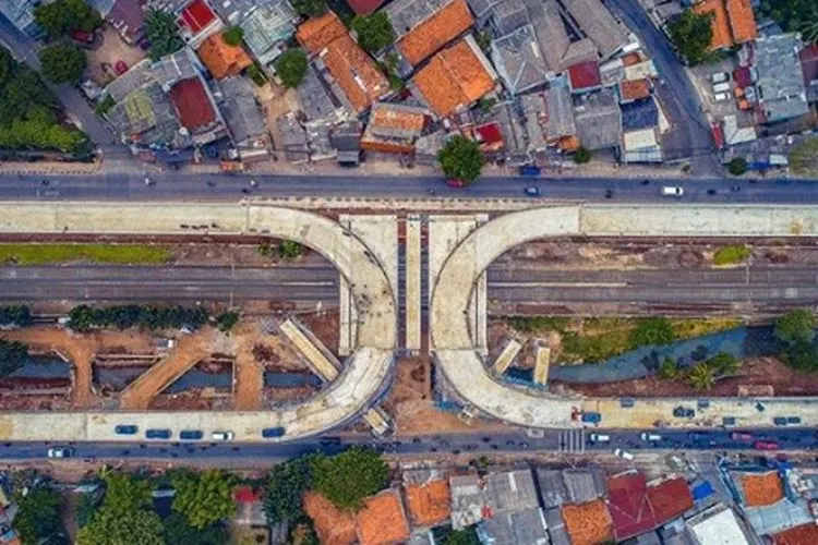 Fly over tapal kuda pertama di Lenteng Agung ditarget selesai Desember tahun ini. instagram: @aniesbaswedan