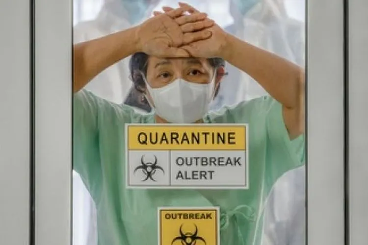 Ilustrasi virus Corona Covid-19. (Shutterstock)