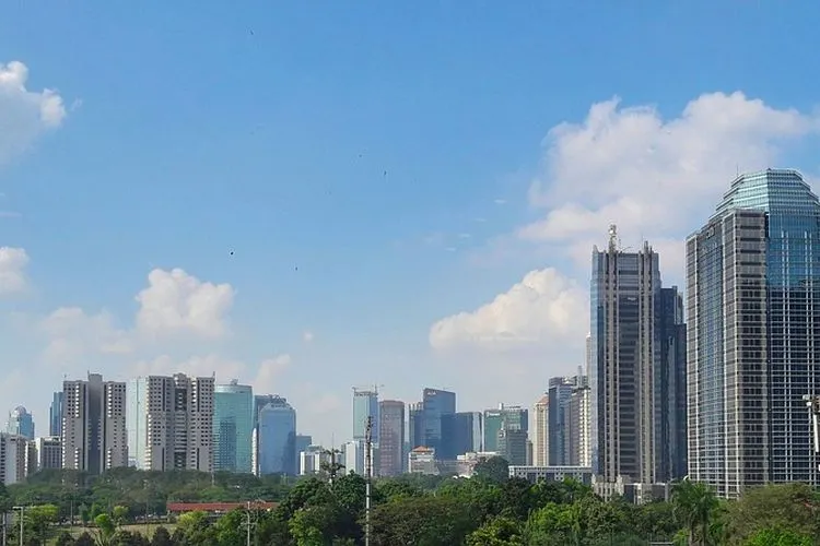 Ilustrasi - Jakarta cerah berawan (pixabay.com)