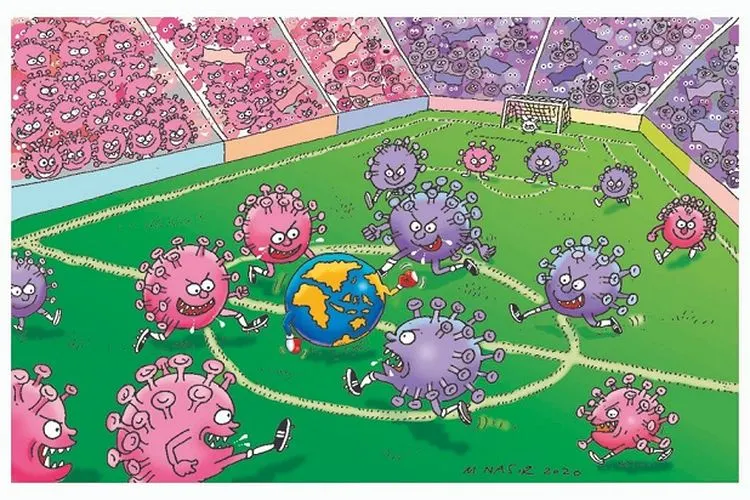 [Ilustrasi] Virus corona menyerang dunia (dok Ayosemarang.com)