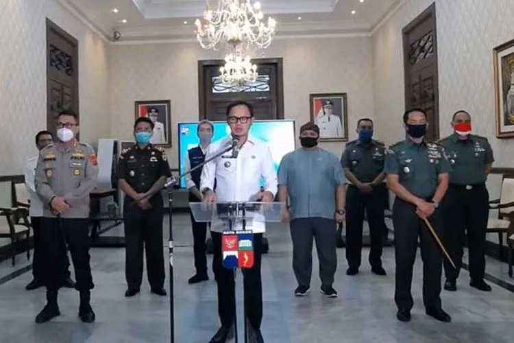 Wali Kota Bogor, Bima Arya melalui konferensi pers di virtual, Kamis (4/6/2020) sore.  (dok)