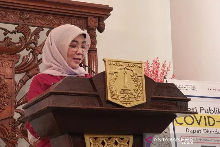 Kepala Bidang Sumber Daya Kesehatan Dinas Kesehatan DKI,  Ani Ruspitawati. (Antara/Livia Kristianti)