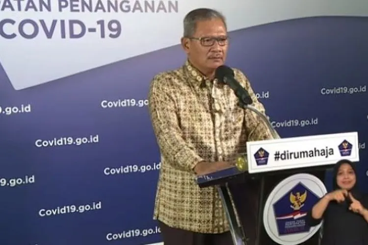Juru Bicara Pemerintah untuk Penanganan Covid-19 Achmad Yurianto. (BNPB)