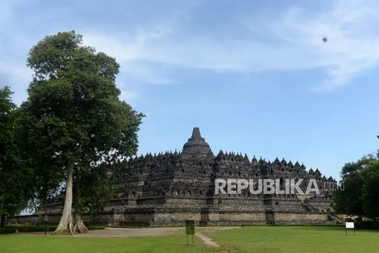 Candi Borobudur rencananya akan kembali buka mulai 8 Juni. Foto: Wihdan Hidayat/ Republika