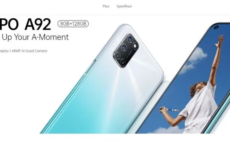 Oppo A92. [Oppo Indonesia]
