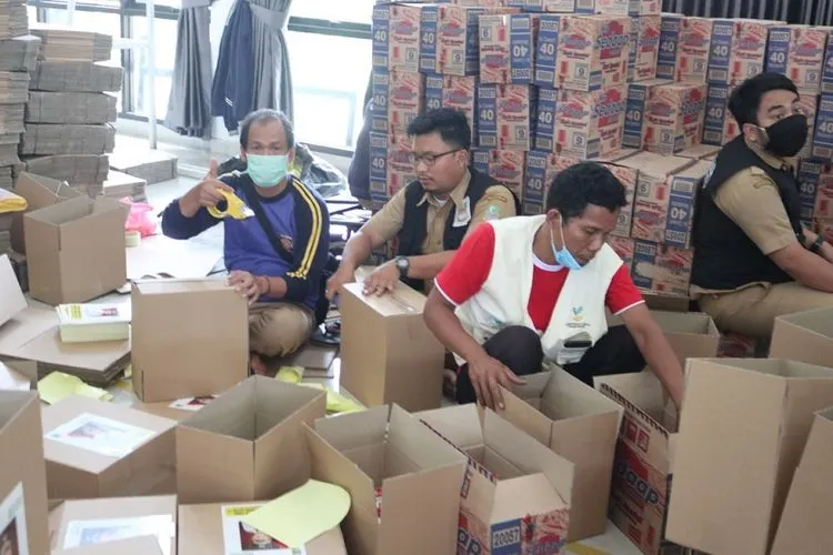 Bantuan sosial (bansos) sebanyak 152.000 paket untuk warga terdampak Covid-19.  ist