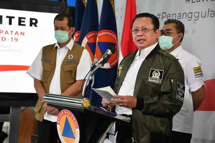 Ketua MPR, Bambang Soesatyo bersama Kepala BNPB, Doni Monardo (dok Ketua MPR)