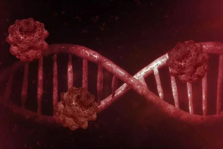 ilustrasi DNA mikroba. Shutterstock