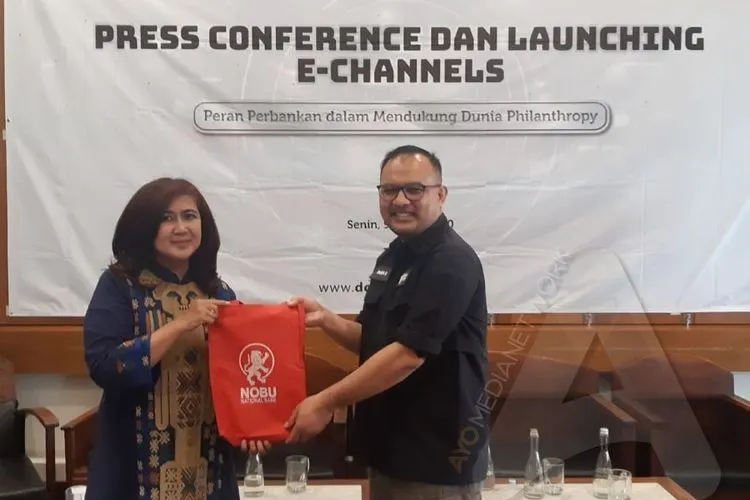 Press Conference kerja sama antara Dompet Dhuafa dengan Nobu Bank dengan tema