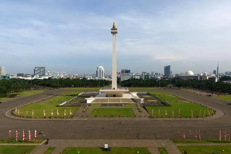 Kawasan Monumen Nasional atau Monas di Jakarta Pusat. (Tempo/Subekti)