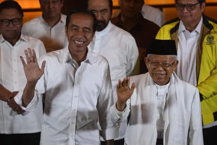 Jokowi dan Maruf Amin/Katadata.co.id