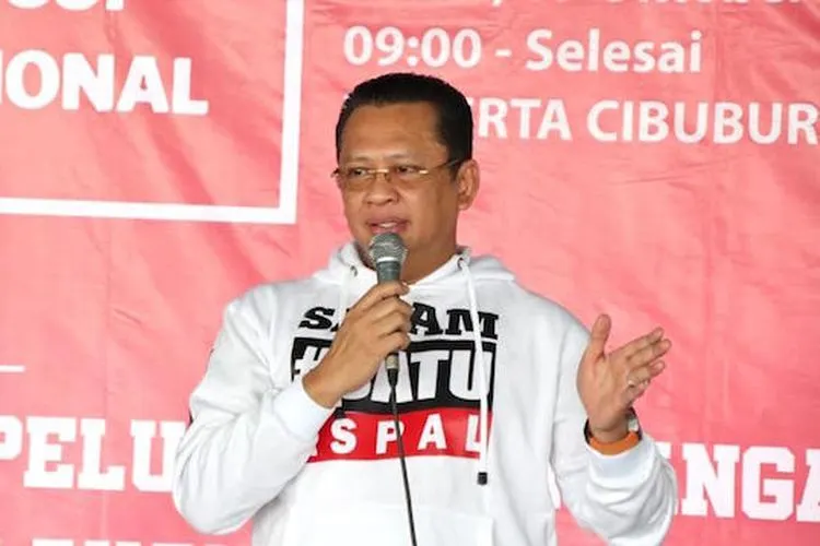 Ketua MPR RI, Bambang Soesatyo, saat mengisi acara Bikers for Indonesia, di Bumi Pekemahan Cibubur, Jakarta Timur, Sabtu (19/10/2019)/Dok. MPR RI