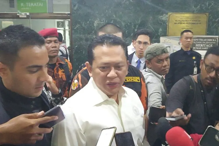 Ketua DPR, Bambang Soesatyo di RS Pelni, Petamburan, Jakarta Barat, Rabu (25/9/2019)/Ayojakarta.com