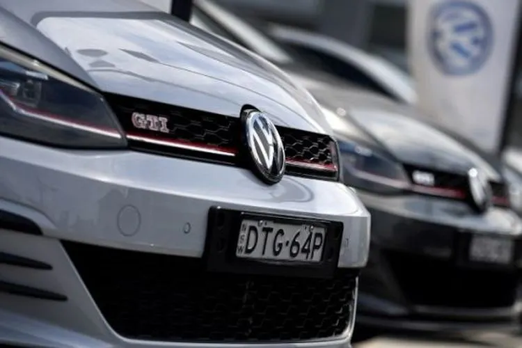 Ilustrasi logo Volkswagen [AFP].