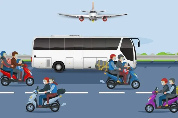 Ilustrasi Mudik Lebaran (AyoBandung)