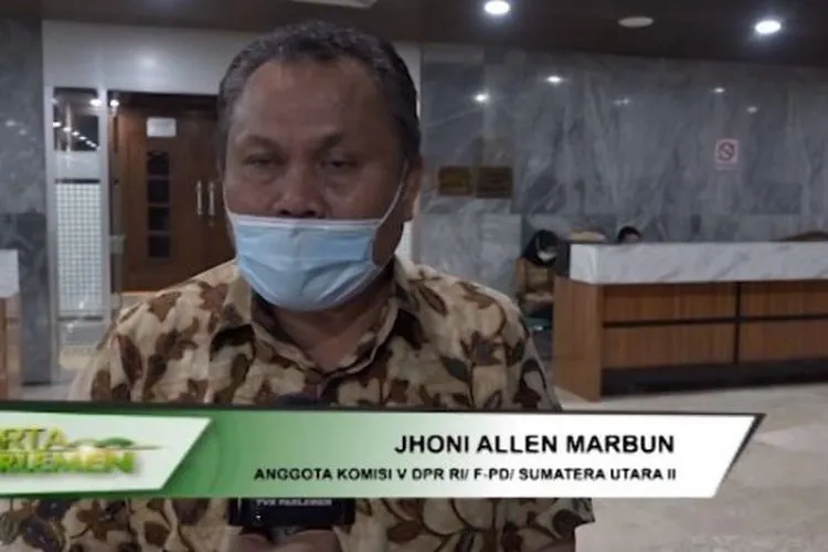 Profil Jhoni Allen Marbun. (Youtube DPR RI)