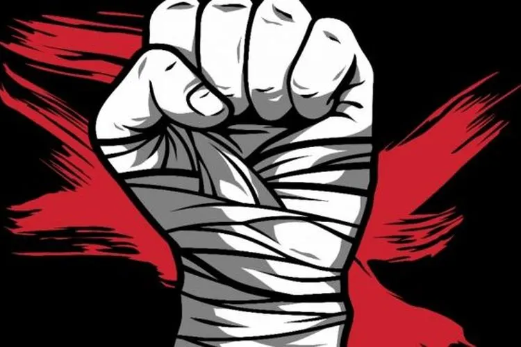 Bidik layar poster digital serikat pekerja Viva. (Sumber Foto: Instagram Serikat Pekerja Viva)