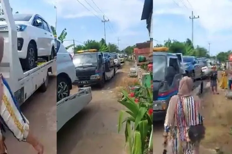 Warga Tuban berbondong-bondong beli mobil. (FB Berkelana)