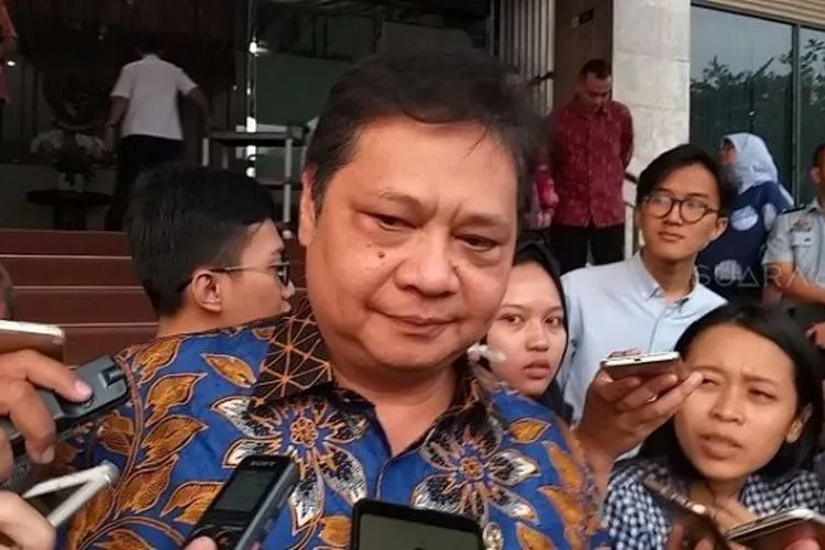 Menteri Koordinator Bidang Perekonomian Airlangga Hartarto. (Suara.com/Muslimin).