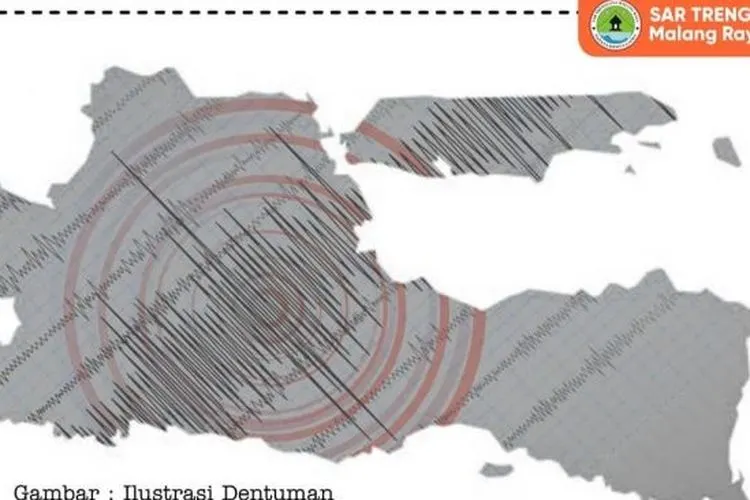 Suara dentuman misterius di Malang. [Foto: Instagram/@sartrenggana]