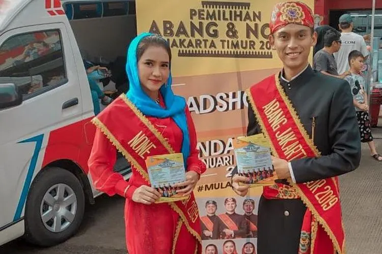 Ilustrasi Abang None Jakarta Timur. (Suku Dinas Pariwisata dan Ekonomi Kreatif Jakarta Timur)