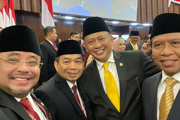 Aboe Bakar Al Habsyi foto bersama Jazuli Juwaini, Bambang Soesatyo, dan Zainuddin Amali/dok Aboe Bakar Al Habsyi