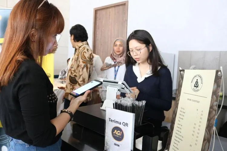 Suasana pembukaan AGI Cafe Banking di Wiladatika Cibubur (Istimewa)
