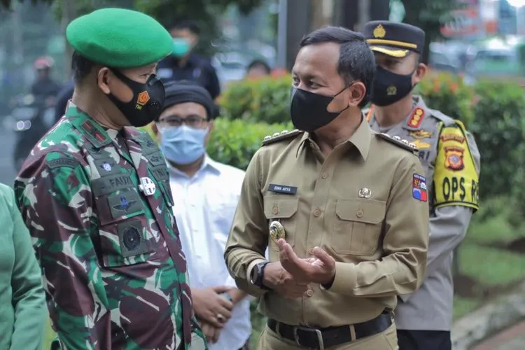 Danrem 061 Suryakancana, Brigjen TNI Achmad Fauzi melakukan kunjungan kerja ke Kodim 0606 Suryakancana/ dok