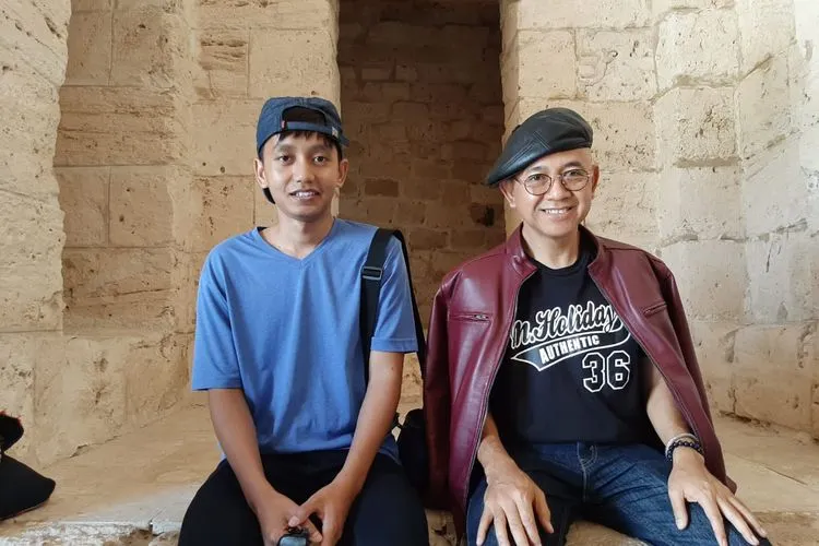 Ahmad Mina dan M. Aji Surya di Kairo, Mesir (dok M. Aji Surya)