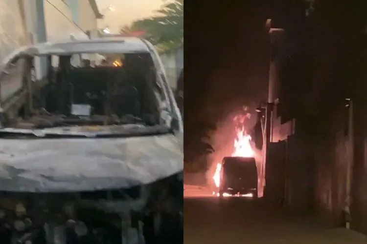 Alphard putih milik Via Vallen dibakar orang/ instagram: @viavallen