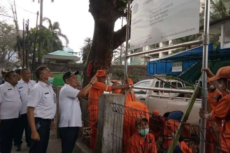 Pemkot Jakpus ambil alih lahan aset milik Pemprov DKI Jakarta/Humas Pemkot Jakpus