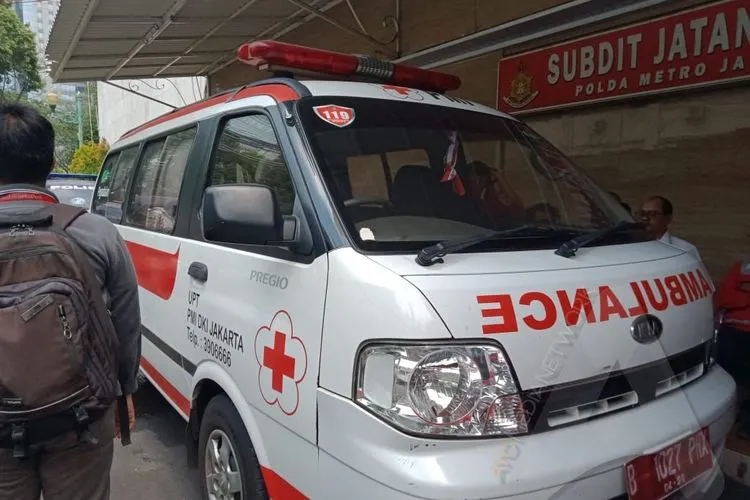 Ambulans PMI di Polda Metro Jaya/Ayojakarta.com