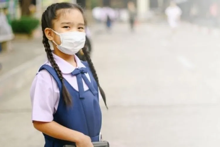 ilustrasi anak mengenakan masker/ shutterstock