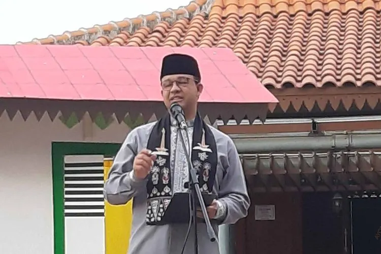 Anies Baswedan saat membuka Milad Ke-19 Perkampungan Betawi Setu Babakan/Ayojakarta.com