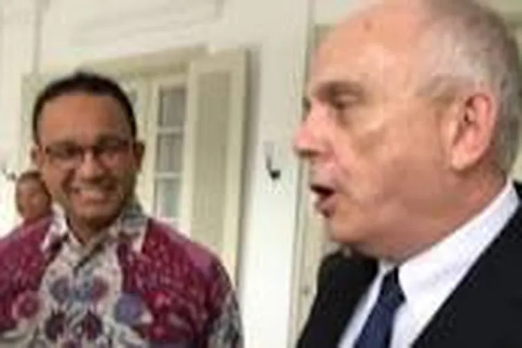Gubernur DKI, Anies Baswedan dan Dubes AS untuk Indonesia, Joseph Donovan. (Rakyat Merdeka/Marula Sardi)